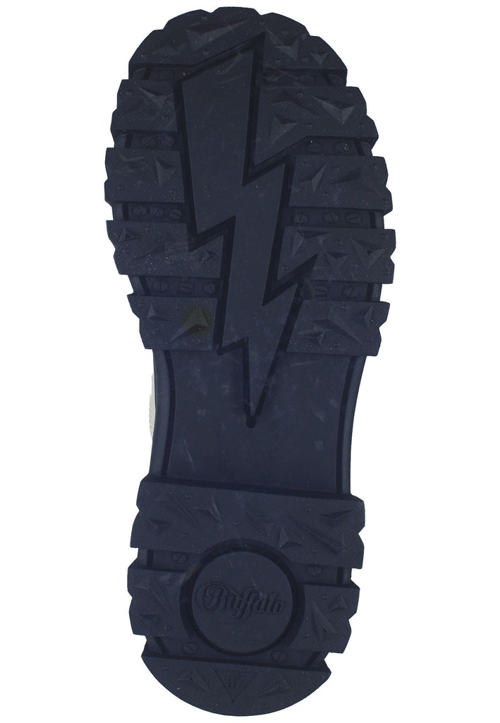 Buffalo Stiefelette Lederimitat Cream