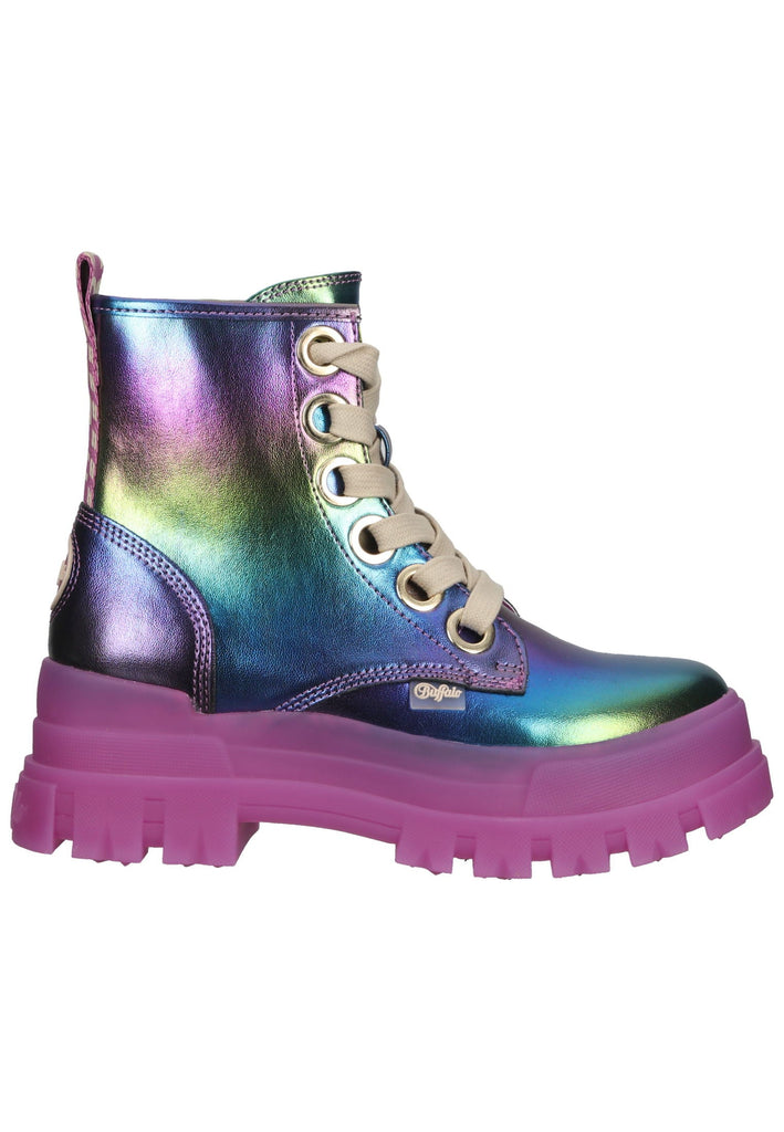 Buffalo Stiefelette Lederimitat Lila