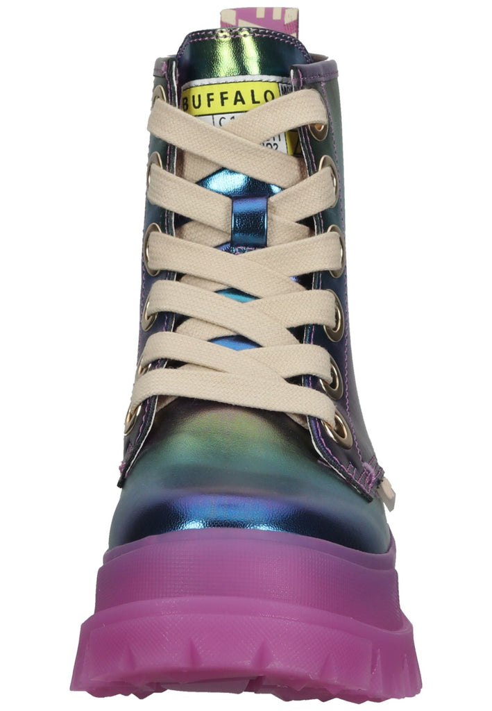 Buffalo Stiefelette Lederimitat Lila