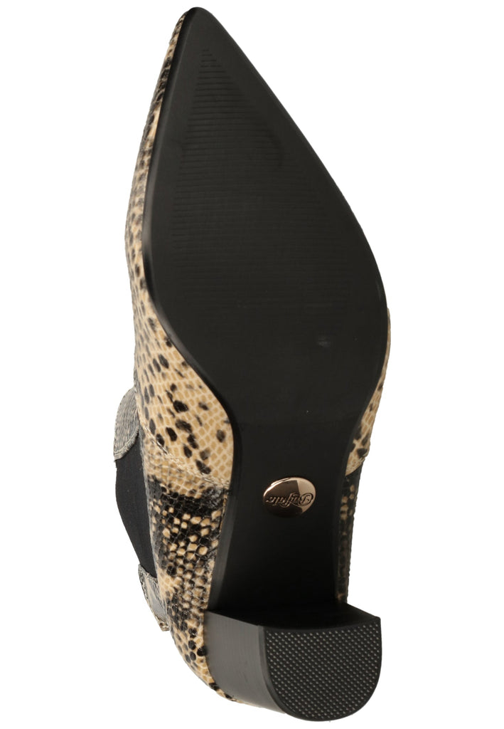 Buffalo Stiefelette Lederimitat Natural