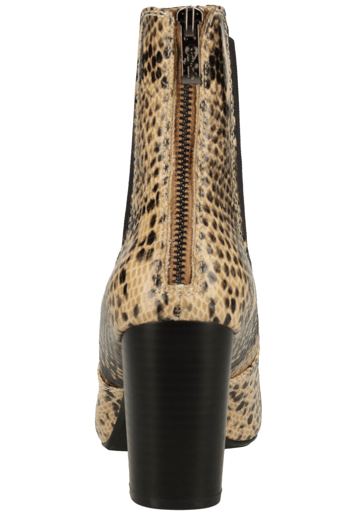 Buffalo Stiefelette Lederimitat Natural