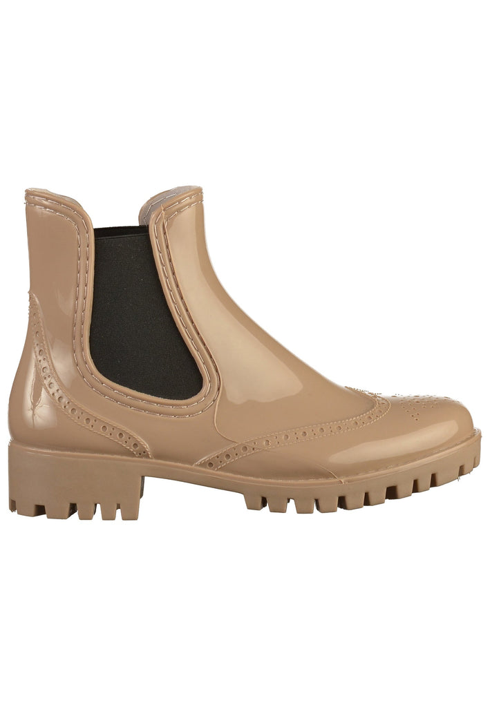 Buffalo Stiefelette Lederimitat Nude