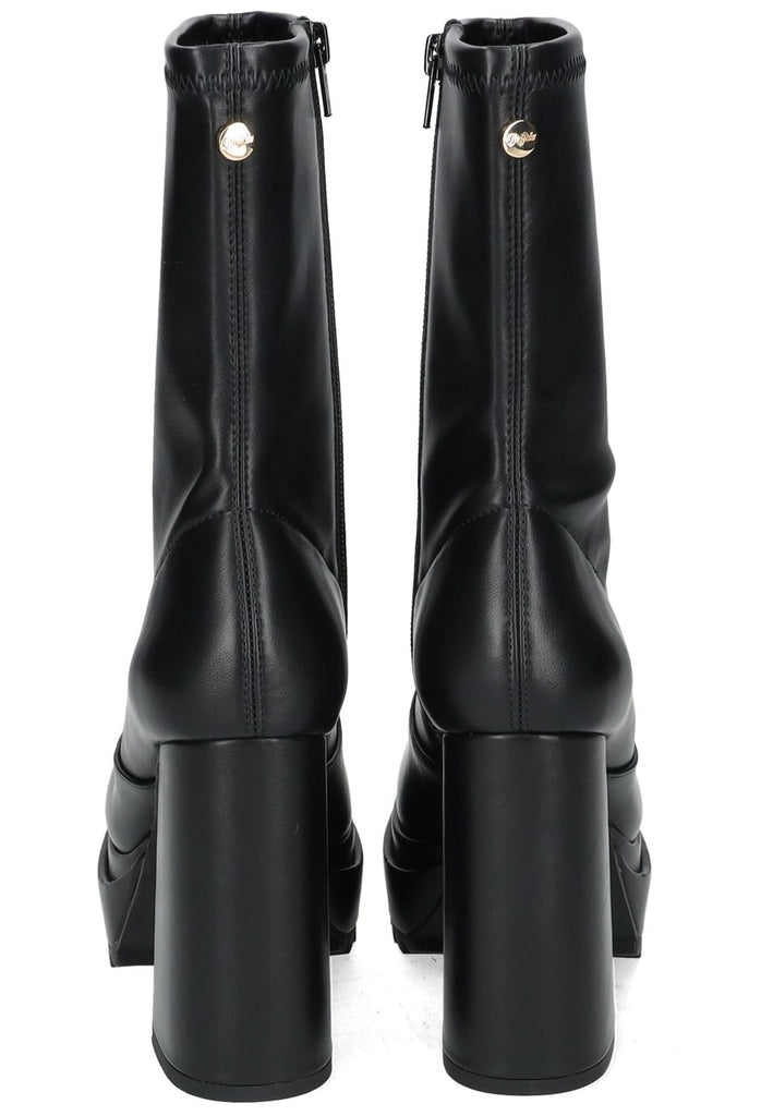 Buffalo Stiefelette Lederimitat Schwarz