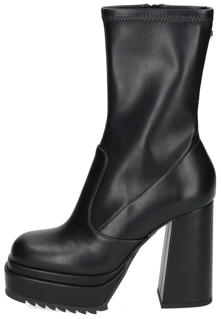 Buffalo Stiefelette Lederimitat Schwarz