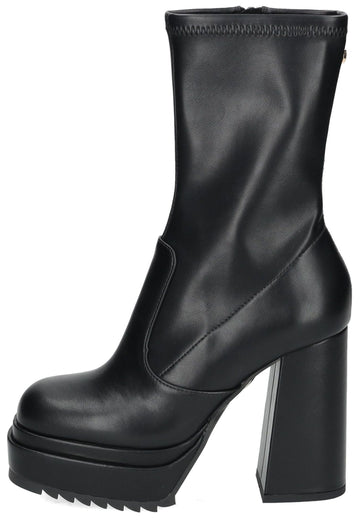 Buffalo Stiefelette Lederimitat Schwarz