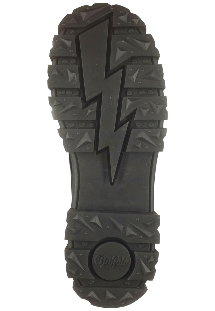 Buffalo Stiefelette Lederimitat Schwarz