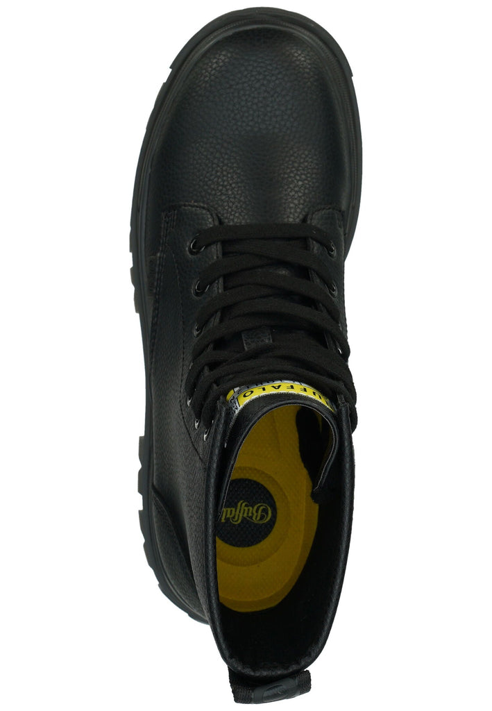 Buffalo Stiefelette Lederimitat Schwarz