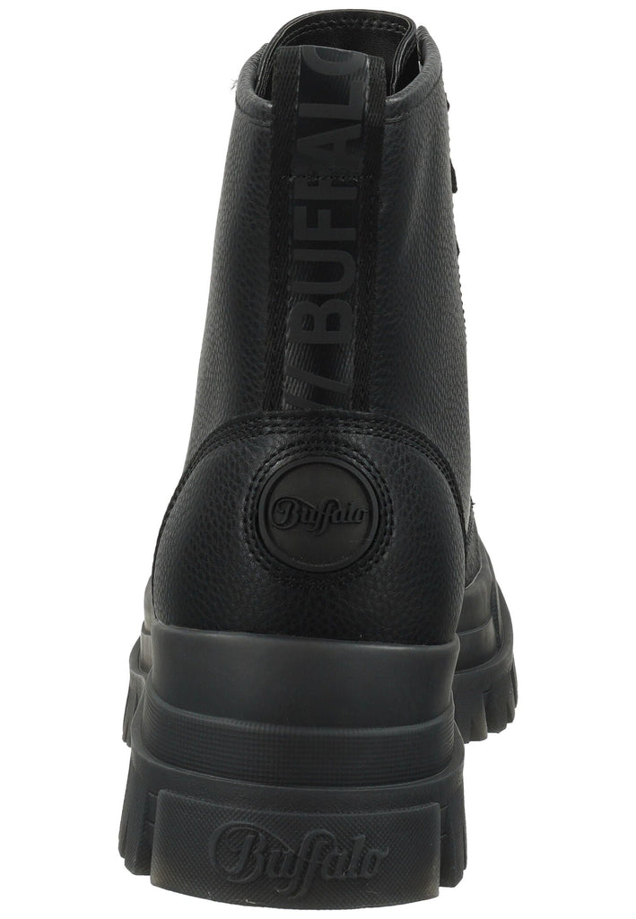 Buffalo Stiefelette Lederimitat Schwarz