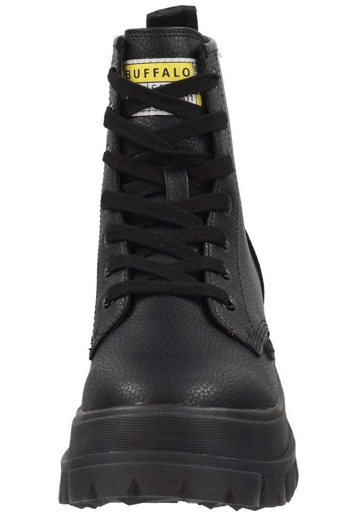 Buffalo Stiefelette Lederimitat Schwarz