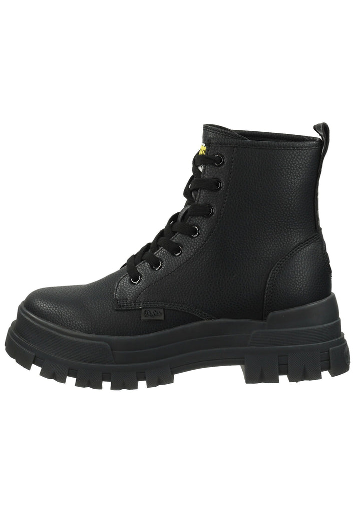 Buffalo Stiefelette Lederimitat Schwarz