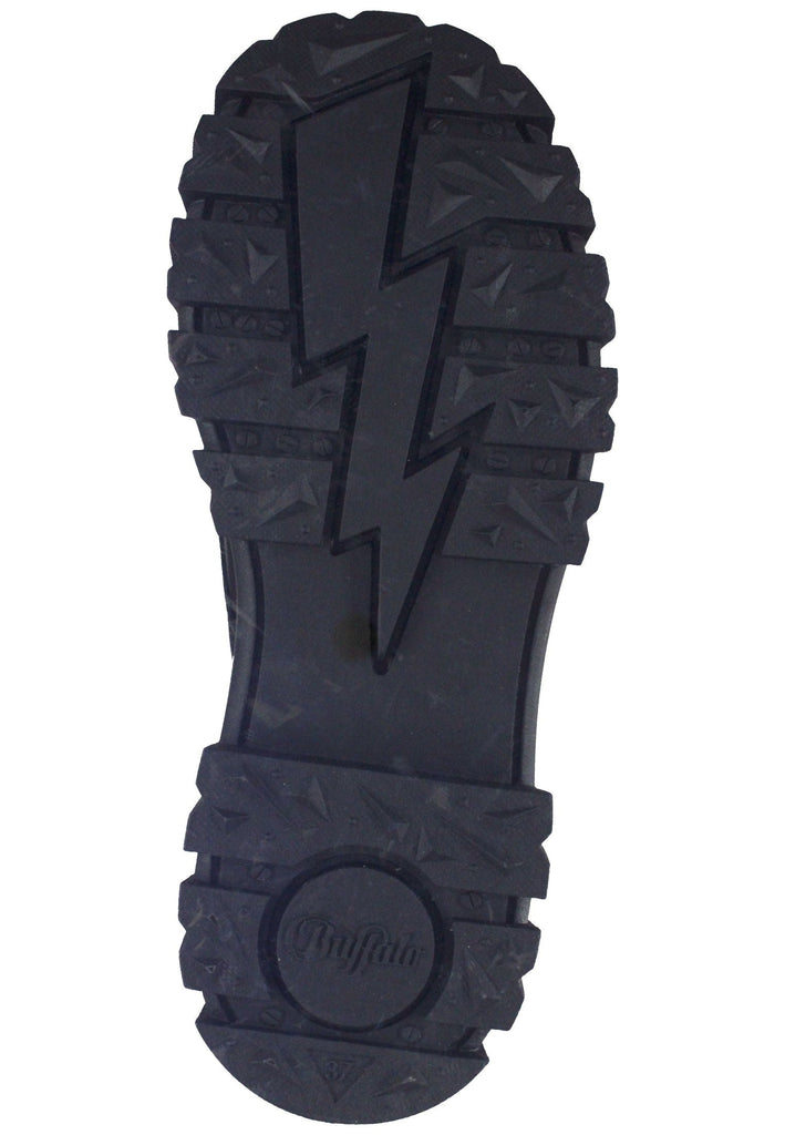 Buffalo Stiefelette Lederimitat Schwarz