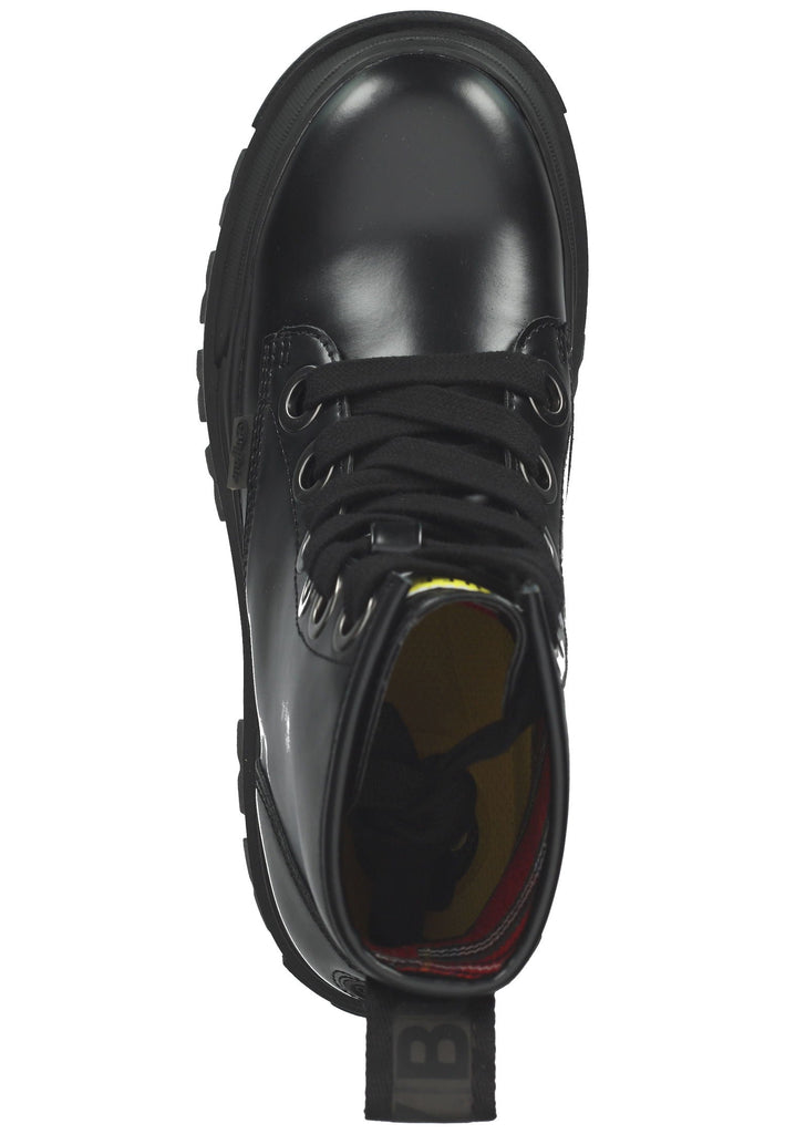 Buffalo Stiefelette Lederimitat Schwarz