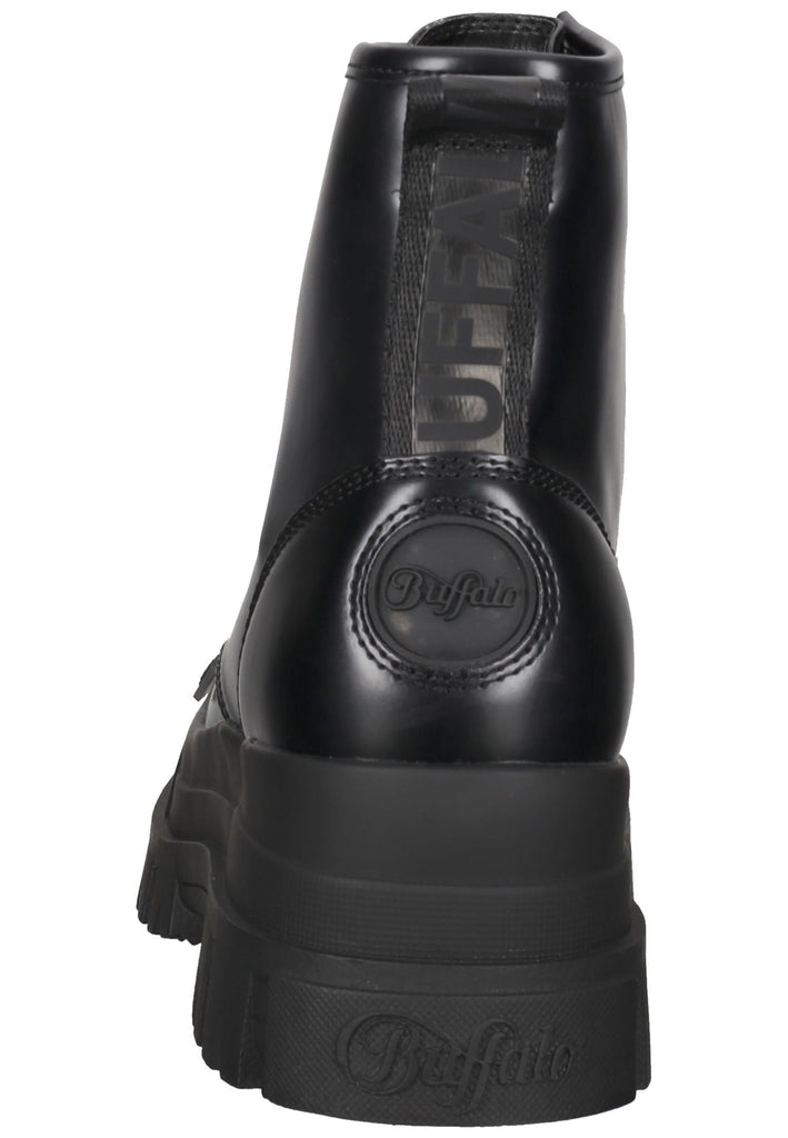 Buffalo Stiefelette Lederimitat Schwarz