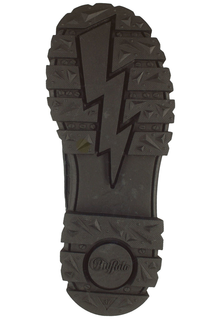 Buffalo Stiefelette Lederimitat Schwarz