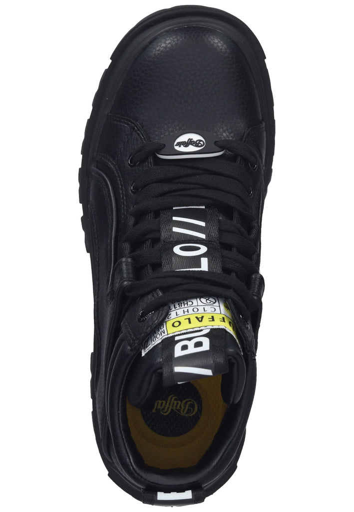 Buffalo Stiefelette Lederimitat Schwarz