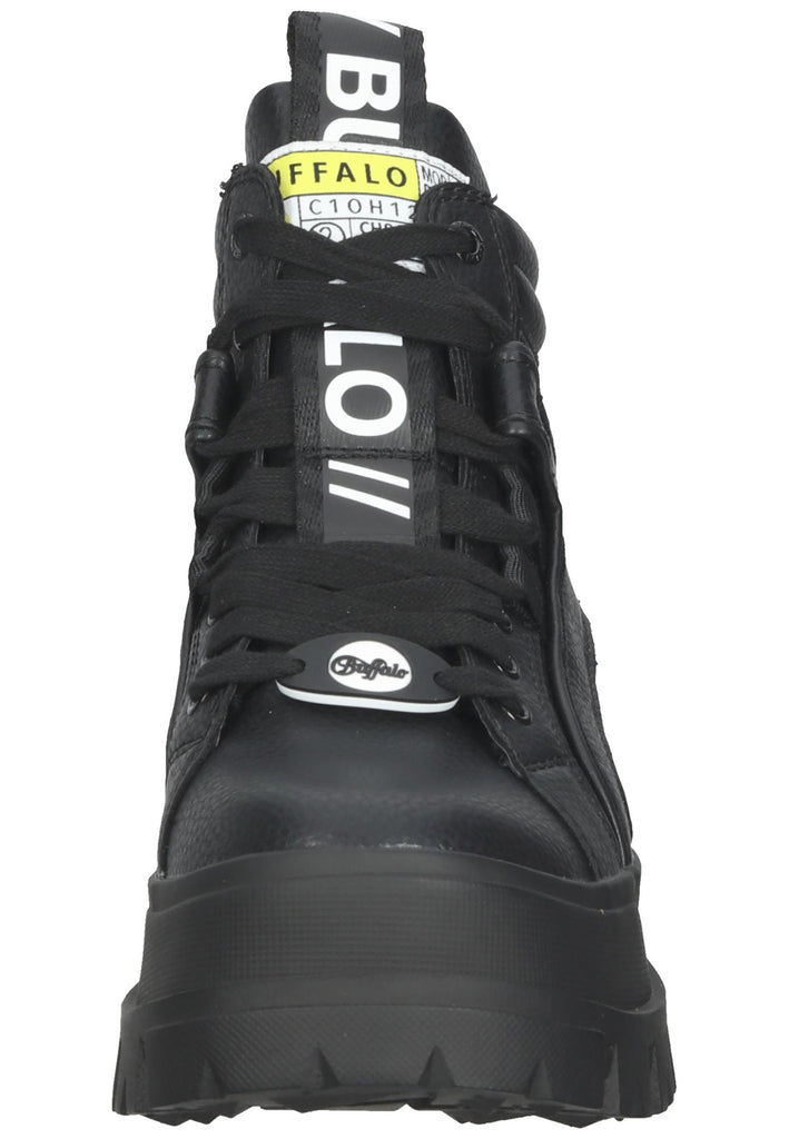 Buffalo Stiefelette Lederimitat Schwarz
