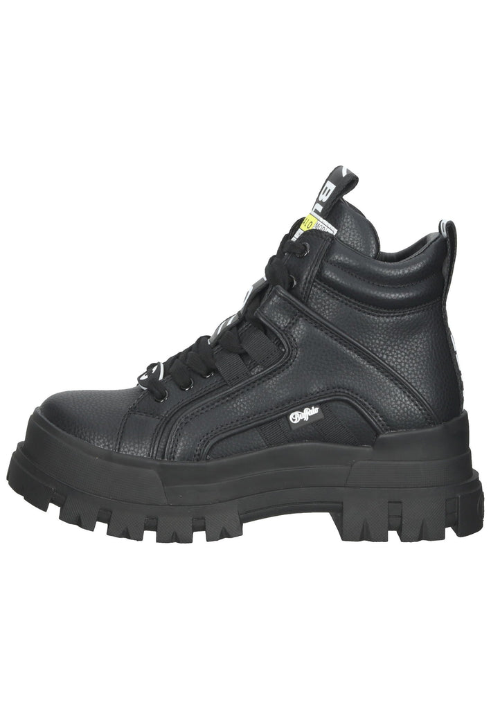 Buffalo Stiefelette Lederimitat Schwarz