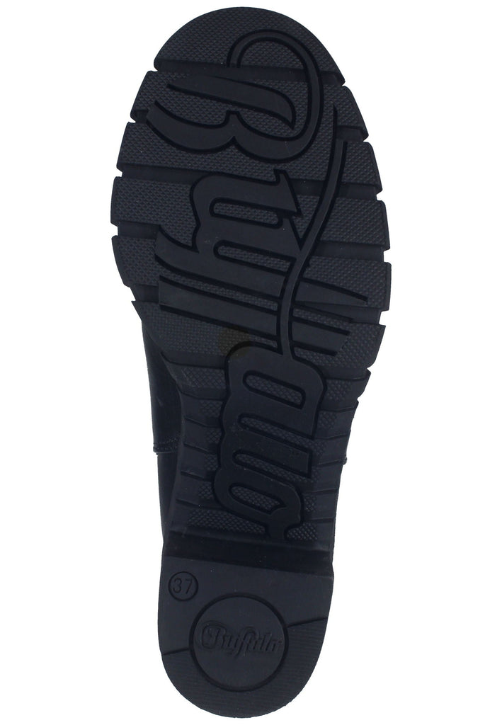 Buffalo Stiefelette Lederimitat Schwarz