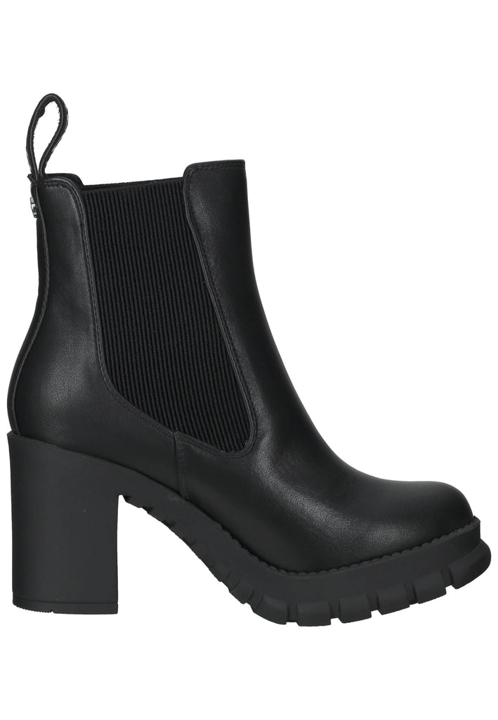 Buffalo Stiefelette Lederimitat Schwarz