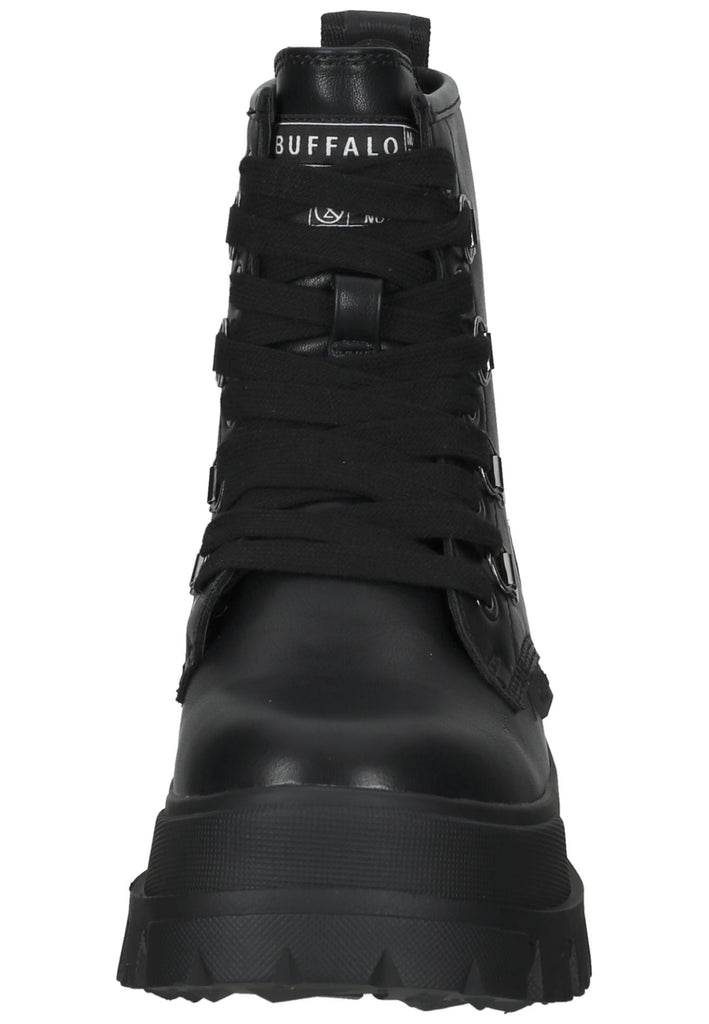 Buffalo Stiefelette Lederimitat Schwarz
