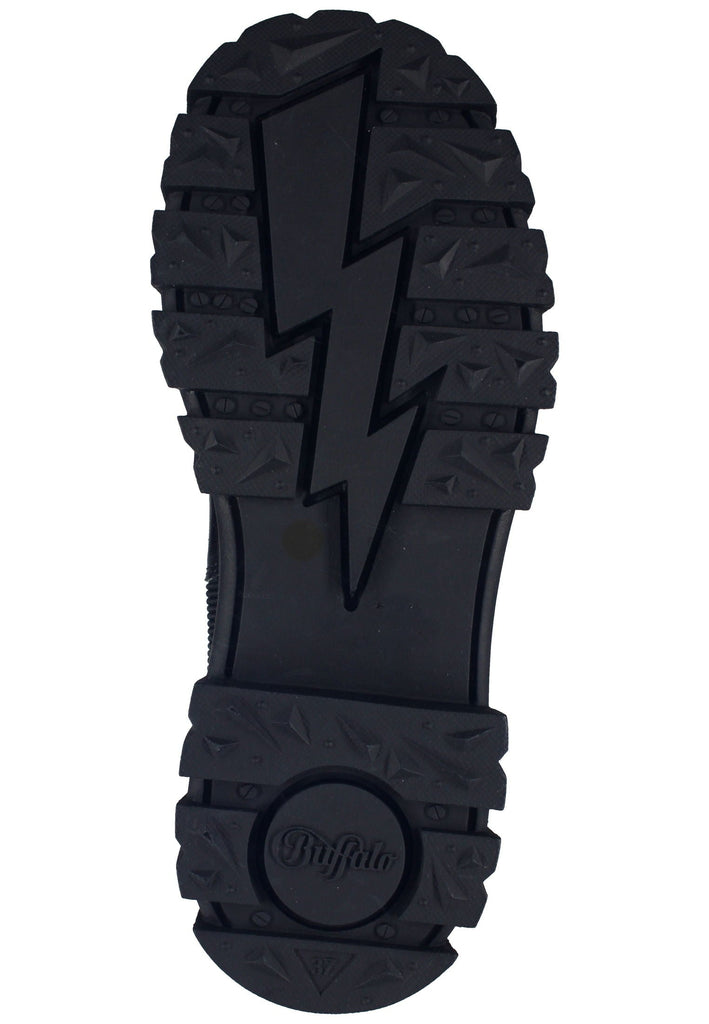 Buffalo Stiefelette Lederimitat Schwarz