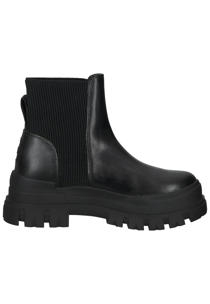Buffalo Stiefelette Lederimitat Schwarz