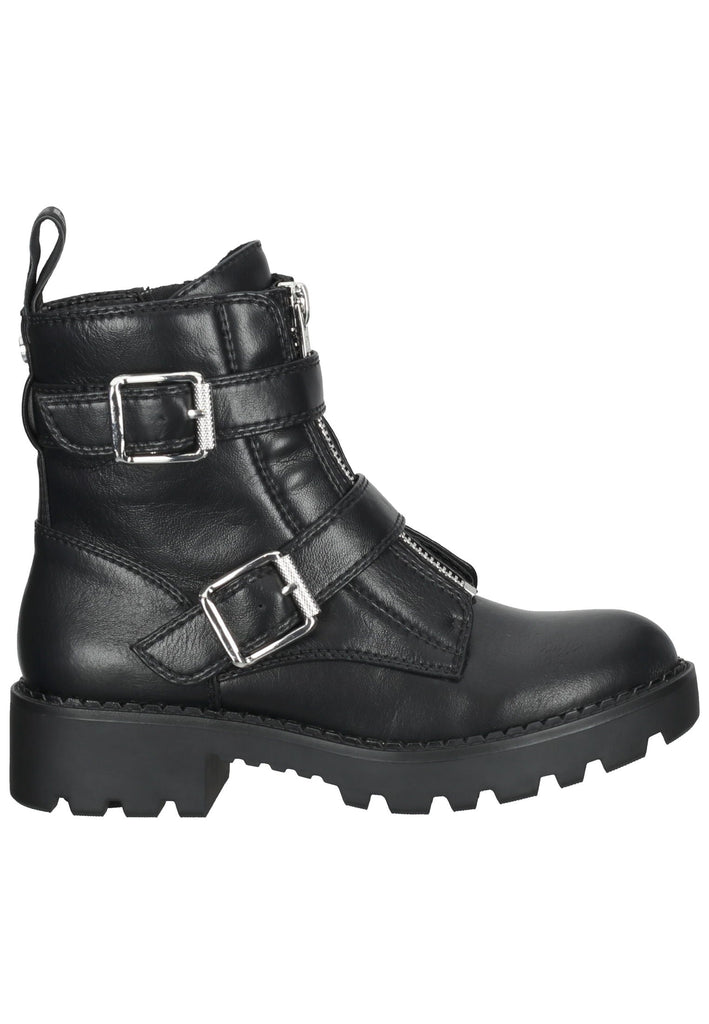 Buffalo Stiefelette Lederimitat Schwarz