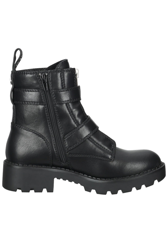 Buffalo Stiefelette Lederimitat Schwarz