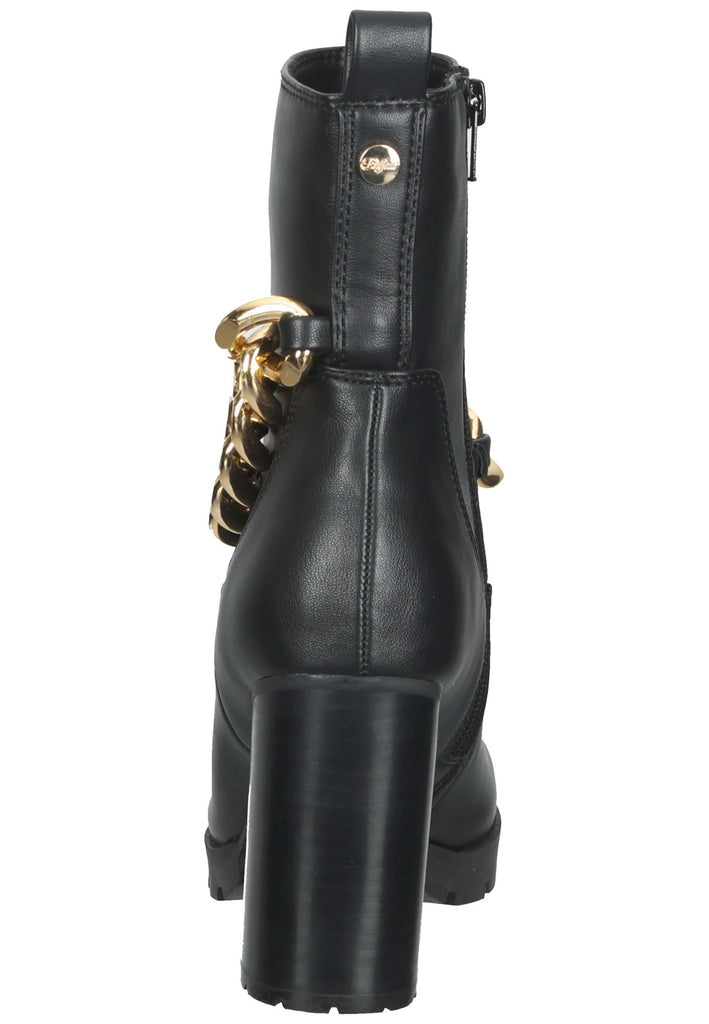 Buffalo Stiefelette Lederimitat Schwarz