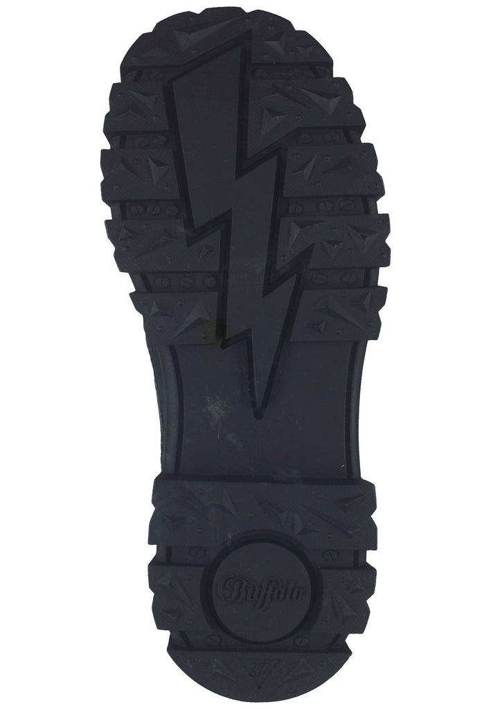 Buffalo Stiefelette Lederimitat Schwarz
