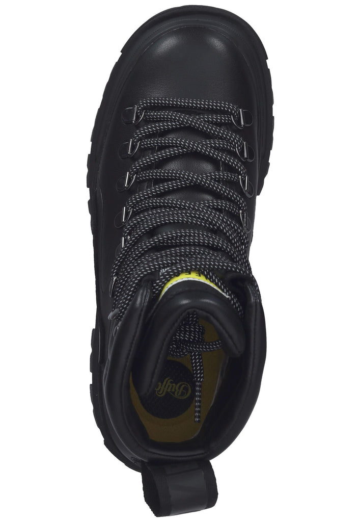 Buffalo Stiefelette Lederimitat Schwarz