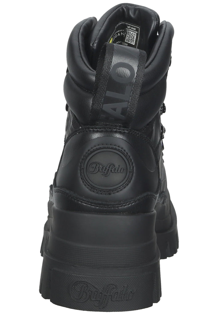 Buffalo Stiefelette Lederimitat Schwarz