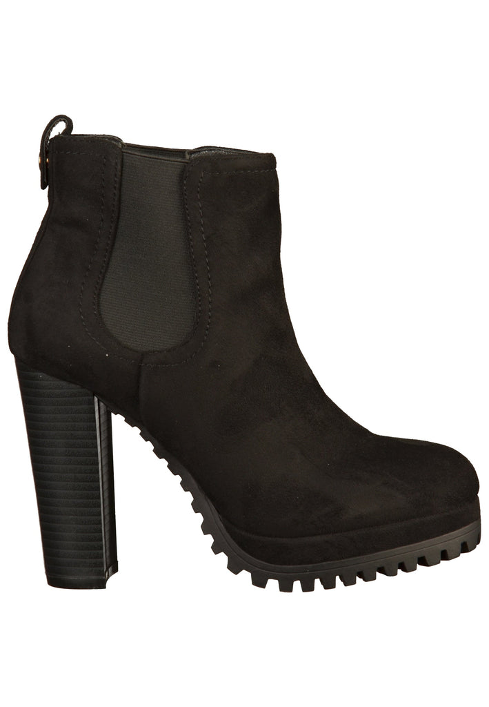 Buffalo Stiefelette Lederimitat Schwarz