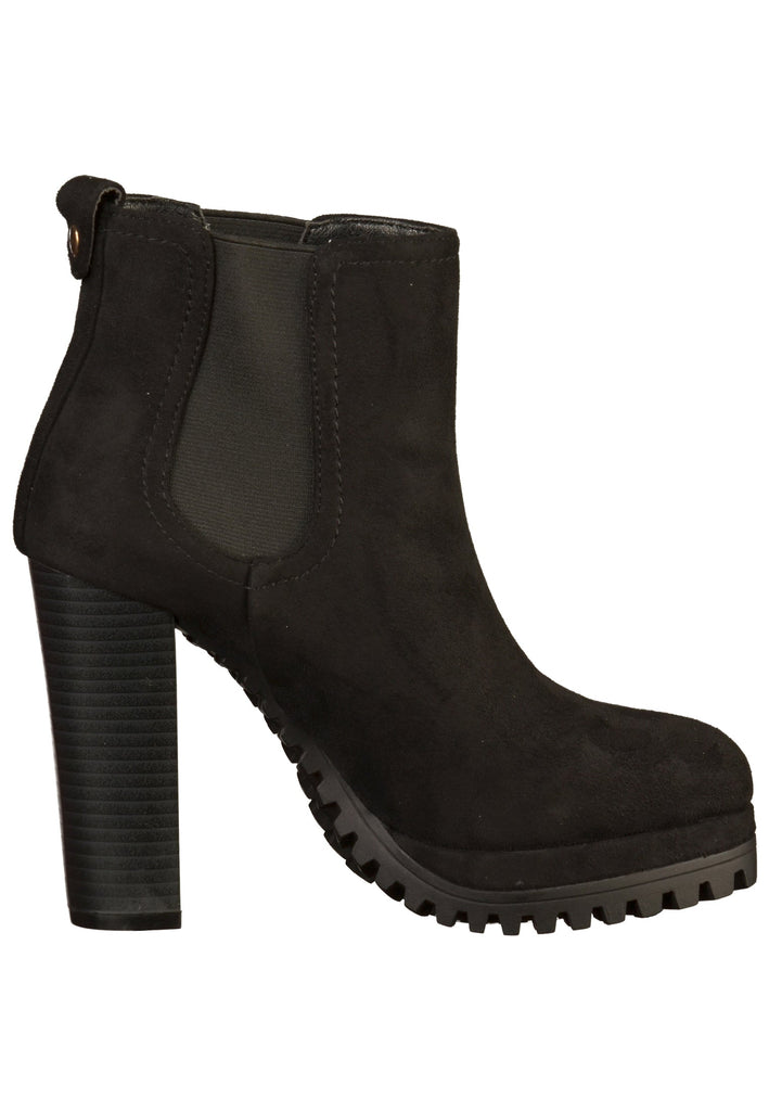 Buffalo Stiefelette Lederimitat Schwarz
