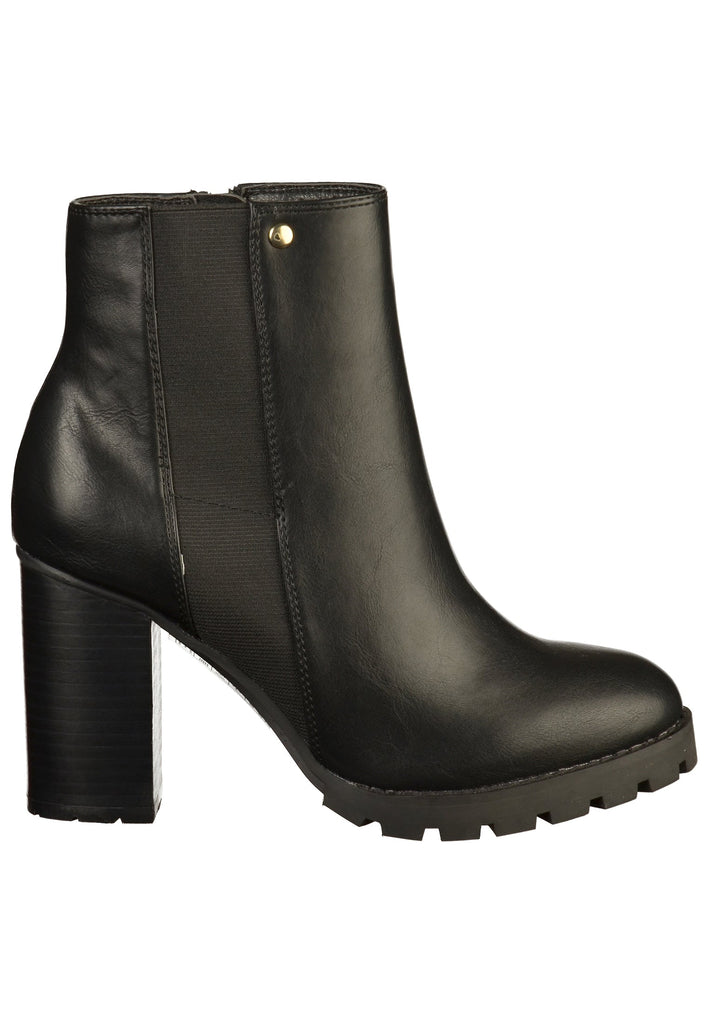 Buffalo Stiefelette Lederimitat Schwarz
