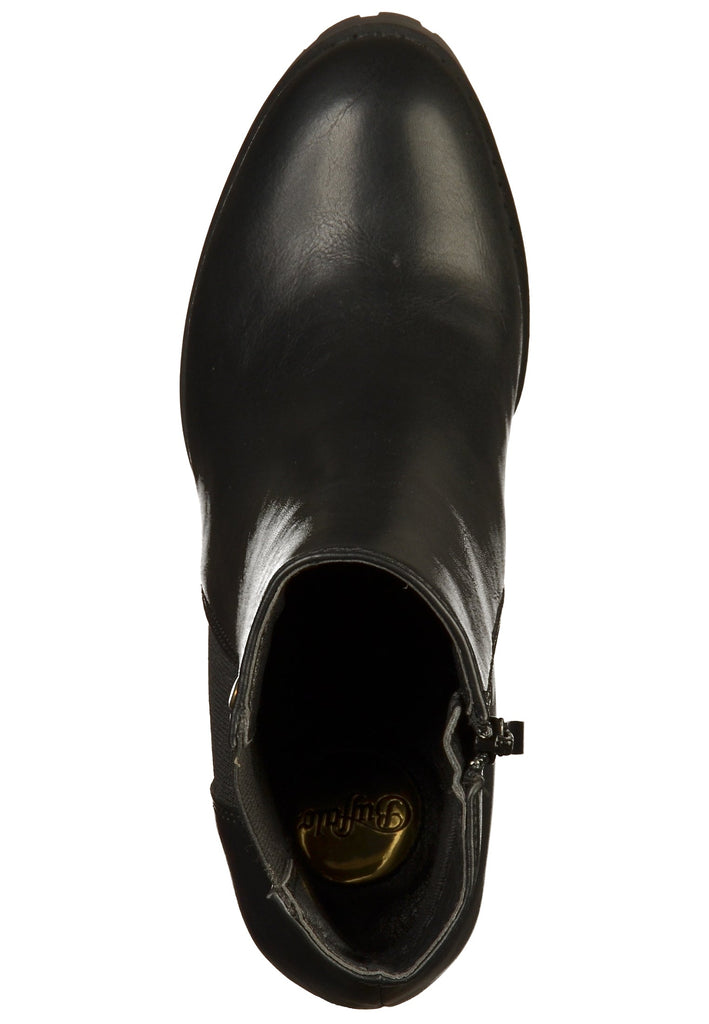 Buffalo Stiefelette Lederimitat Schwarz