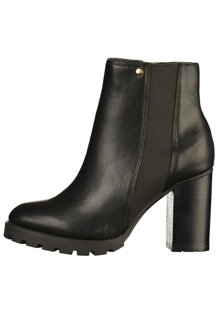 Buffalo Stiefelette Lederimitat Schwarz