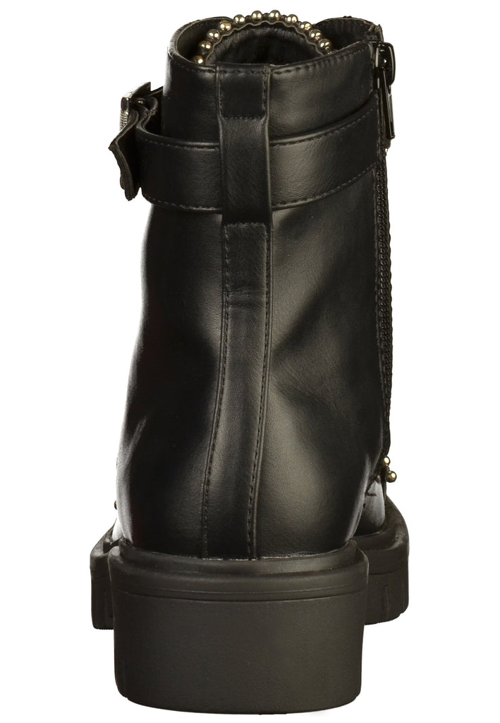 Buffalo Stiefelette Lederimitat Schwarz