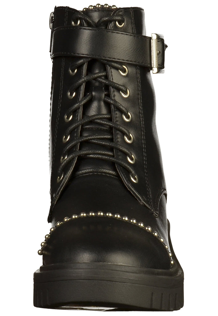 Buffalo Stiefelette Lederimitat Schwarz