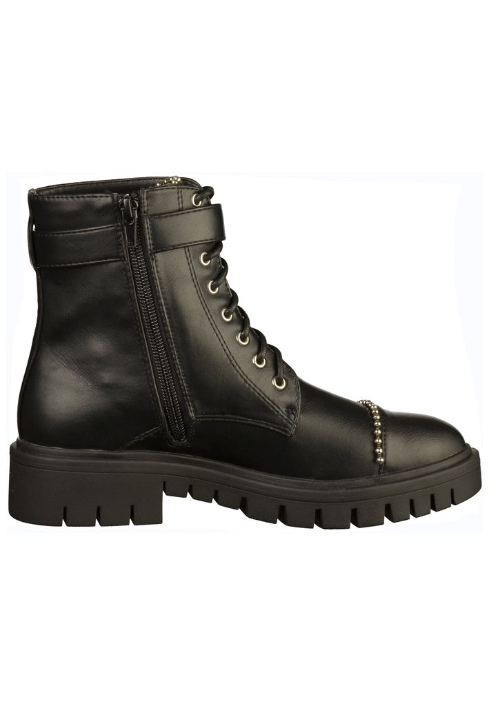 Buffalo Stiefelette Lederimitat Schwarz