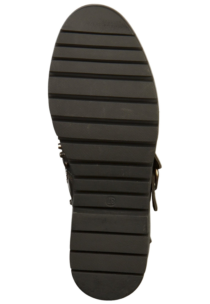 Buffalo Stiefelette Lederimitat Schwarz