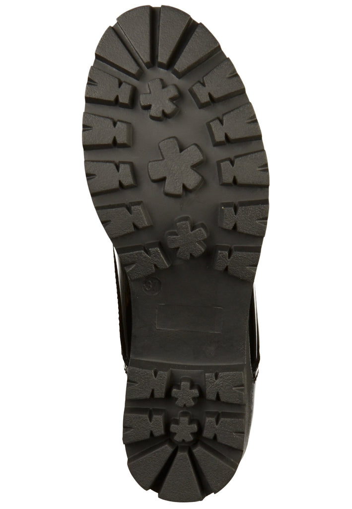 Buffalo Stiefelette Lederimitat Schwarz