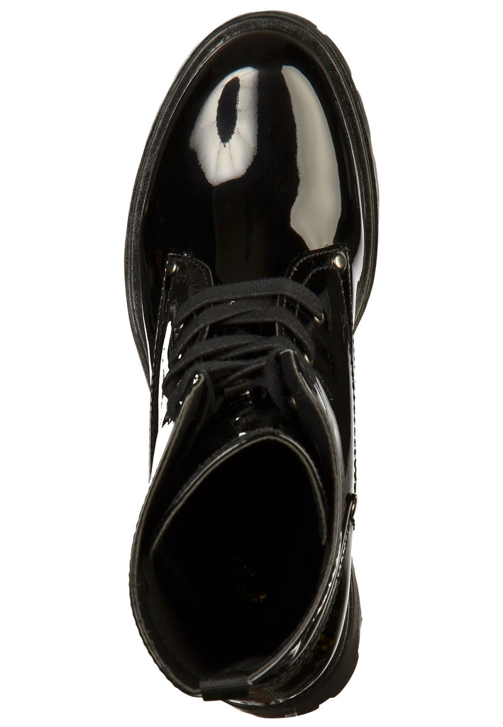 Buffalo Stiefelette Lederimitat Schwarz