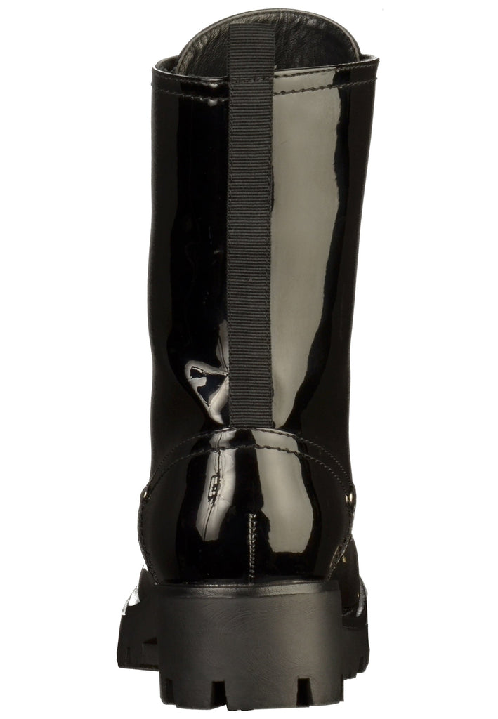 Buffalo Stiefelette Lederimitat Schwarz