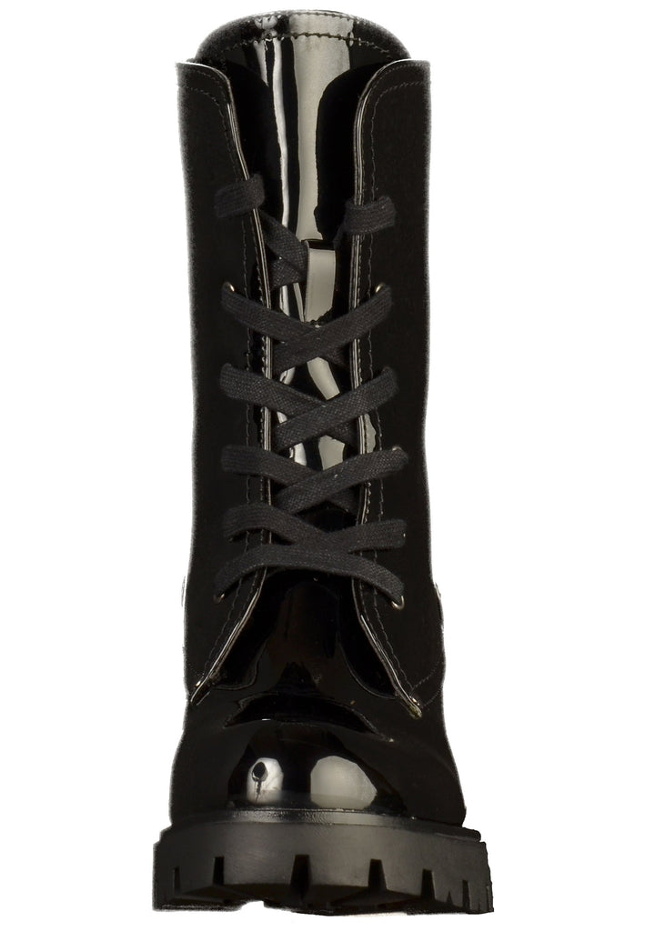 Buffalo Stiefelette Lederimitat Schwarz