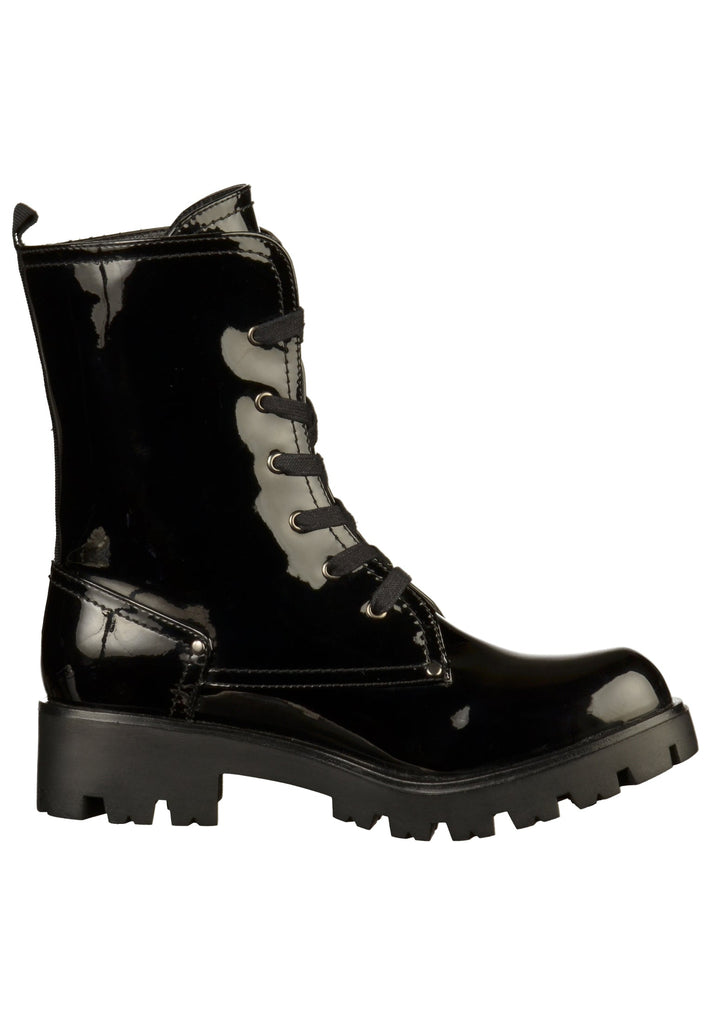 Buffalo Stiefelette Lederimitat Schwarz