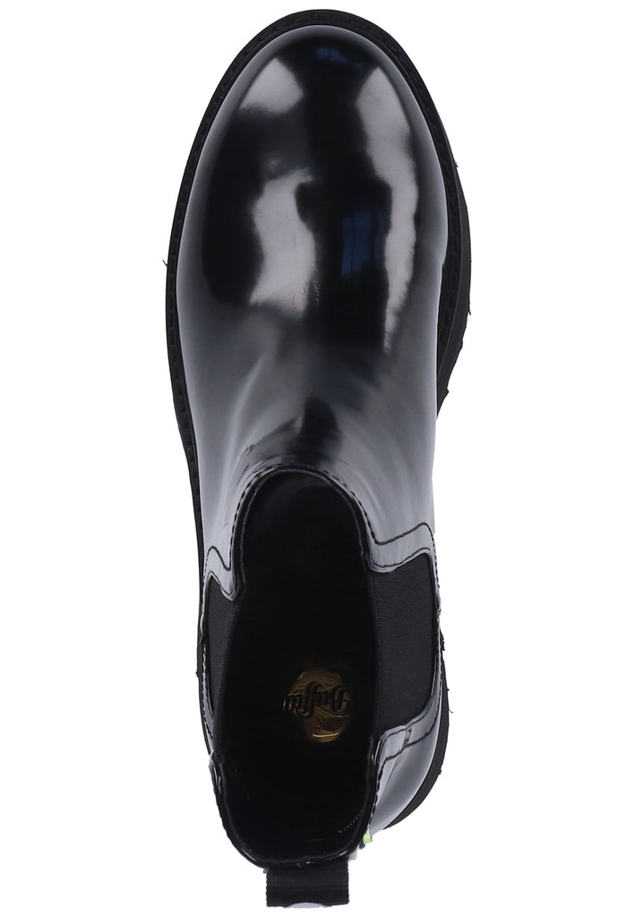 Buffalo Stiefelette Lederimitat Schwarz