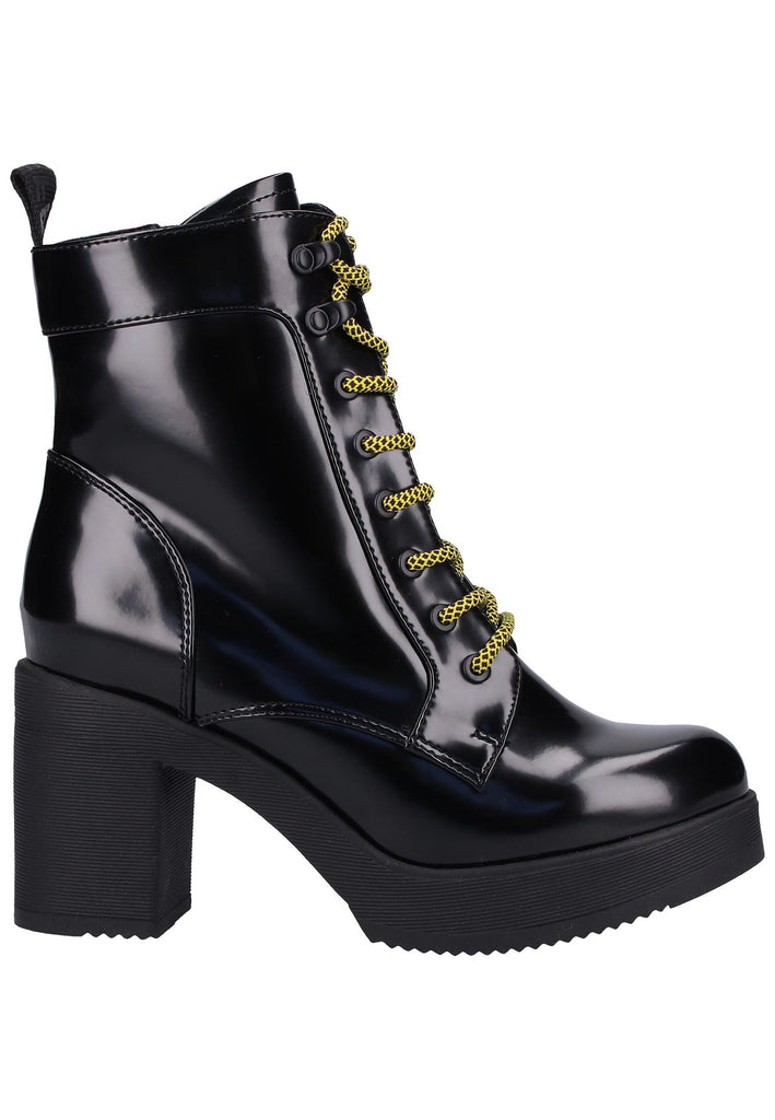 Buffalo Stiefelette Lederimitat Schwarz