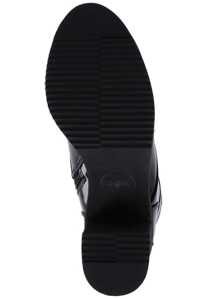 Buffalo Stiefelette Lederimitat Schwarz