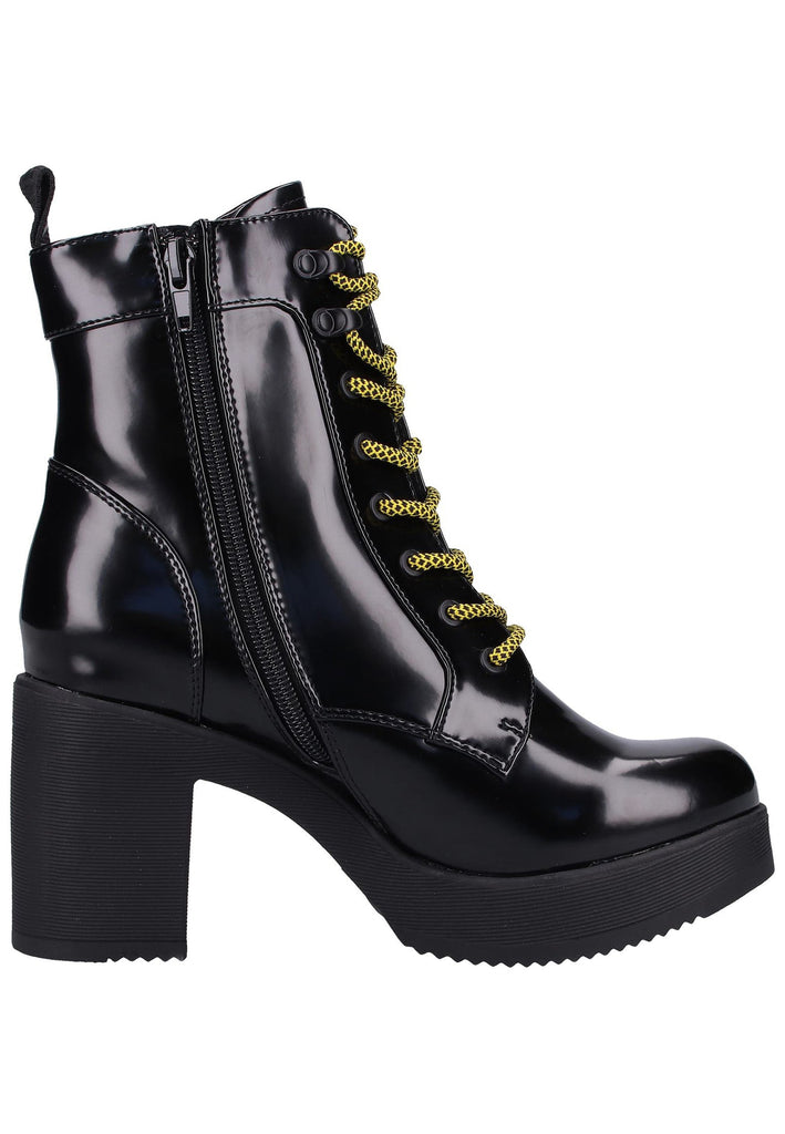 Buffalo Stiefelette Lederimitat Schwarz